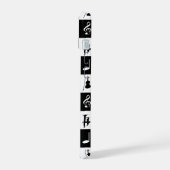 Personalisiertes zeitgenössisches Musikdesign iPhone 15 Hülle (Linke Seite)