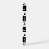 Personalisiertes zeitgenössisches Musikdesign iPhone 15 Hülle (Rechte Seite)