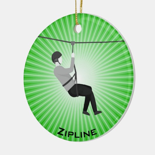 Personalisiertes Zipline Ornament (Links)