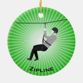 Personalisiertes Zipline Ornament (Hinten)