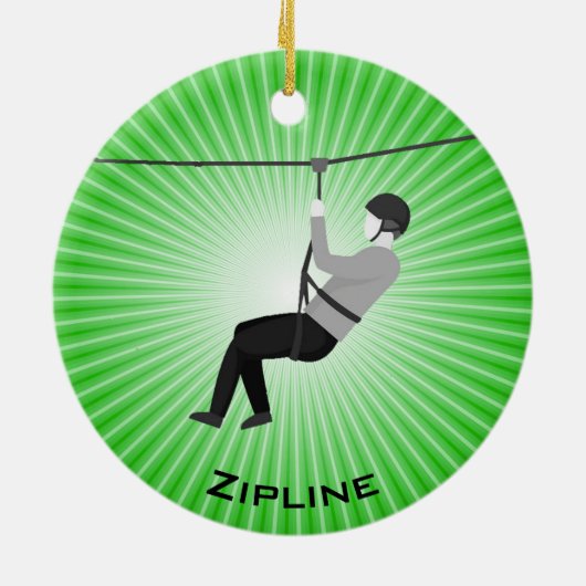 Personalisiertes Zipline Ornament (Hinten)