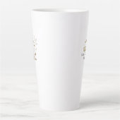 Personalisiertes Zitat 'Die Zukunft ist hell' Milchtasse (Vorderseite)