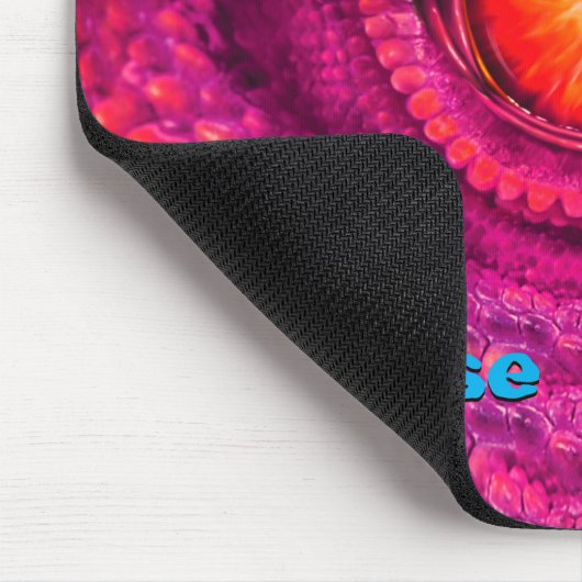 Personalisiertes Zitat Drachenaugenmousemat Mousepad (Ecke)