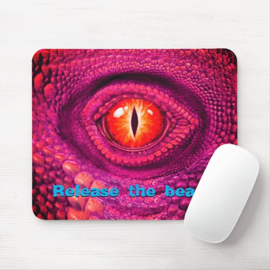 Personalisiertes Zitat Drachenaugenmousemat Mousepad (Mit Mouse)
