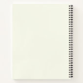 Personalisiertes Zitat Rustikales Notebook Notizblock (Rückseite)