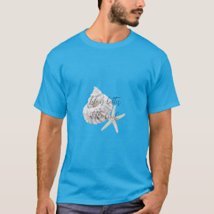 Personalisiertes Zitat von Beach Starfish T-Shirt