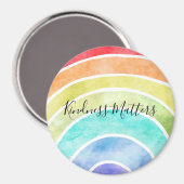 Personalisiertes Zitat von Rainbow Magnet (Vorderseite/Rückseite)