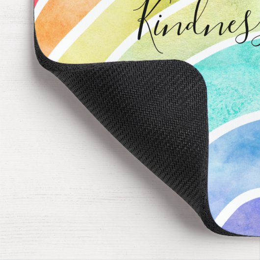 Personalisiertes Zitat von Rainbow Mousepad (Ecke)