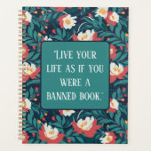 Personalisiertes Zitat von Rot und Weiß Planer (Vorderseite)