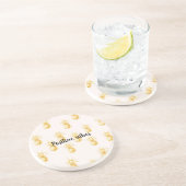 Personalisiertes Zitat von tropischen Ananas, Blus Getränkeuntersetzer (Seite)