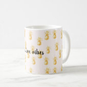 Personalisiertes Zitat von tropischen Ananas, Blus Kaffeetasse (VorderseiteRechts)