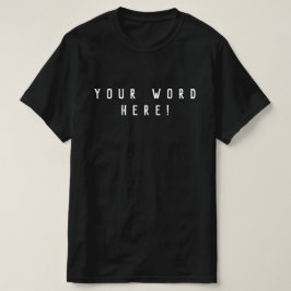 Personalisiertes Zitat-Wort des Jahres T-Shirt