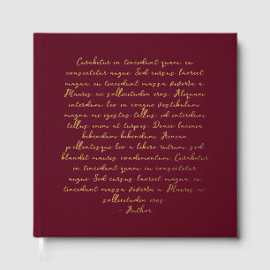 Personalisiertes Zitatgedicht Gästebuch