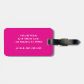 Personalisiertes Zitronen-Gepäckanhänger Gepäckanhänger (Rückseite horizontal)