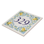 Personalisiertes Zitronendesign Fliese (Seite)