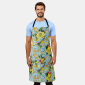 Personalisiertes Zitronengebäck Koch Küche Mit Mon Schürze (Getragen)