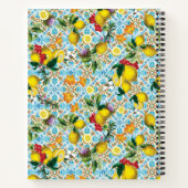 Personalisiertes Zitronengebäck Rezepte Mit Monogr Notizblock (Rückseite)