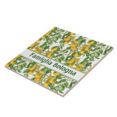 Personalisiertes Zitronenmuster Fliese (Seite)