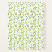 Personalisiertes Zitronenmuster Planer (Rückseite)