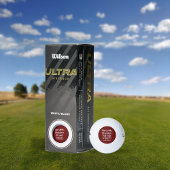 Personalisiertes Zitterspruchsangebot Golfball