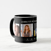 Personalisiertes Zoom-Treffen Funny Geburtstag Tas Tasse (Vorderseite Links)