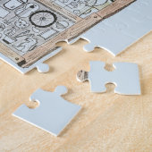Personalisiertes Zuhause-Herzpuzzlespiel Puzzle (Seite)