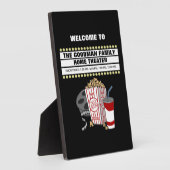 Personalisiertes Zuhause-Kino Fotoplatte (Seite)