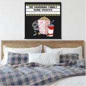 Personalisiertes Zuhause-Kino Leinwanddruck (Insitu (Schlafzimmer))