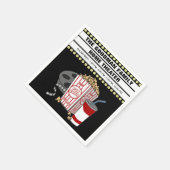 Personalisiertes Zuhause-Kino Serviette (Ecke)