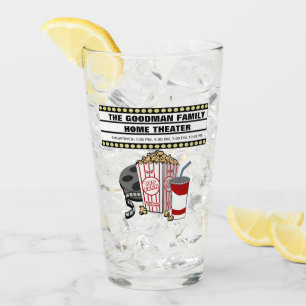 Personalisiertes Zuhause-Theater Glas