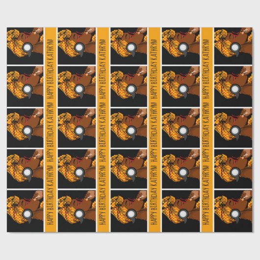 Personalisiertes Zuhören Geschenkpapier (Flach)