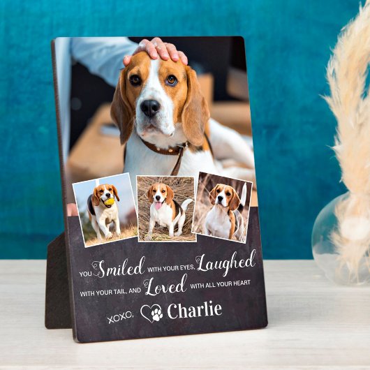 Personalisiertes zur Erinnerung an Gedicht 4 Foto Fotoplatte