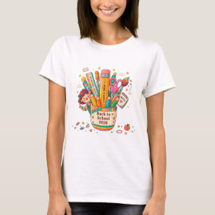 Personalisiertes Zurück zur Schule 2026 T-Shirt
