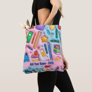 Personalisiertes Zurück zur Schule 2026 Tasche