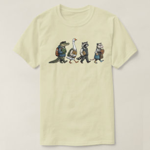 Personalisiertes Zurück zur Schule Tier Crew Lehre T-Shirt