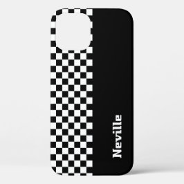 Personalisiertes Zwei-Töne-Schachbrett Case-Mate iPhone Hülle