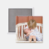 Personalisiertes zweiseitiges Foto Magnet (Vorderseite/Rückseite)