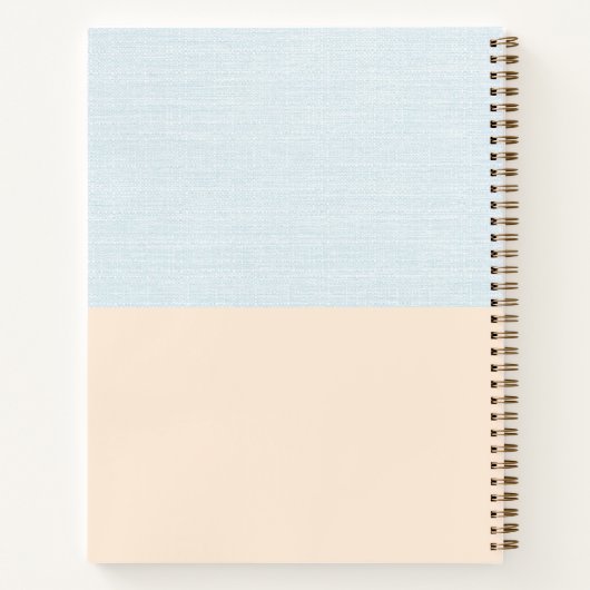 Personalisiertes zweiteiliges Englisch Notes-Noteb Notizblock (Rückseite)