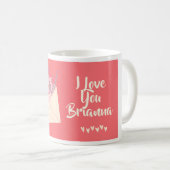 PersonalisiertI Liebe Sie Valentinstag Tasse (VorderseiteRechts)