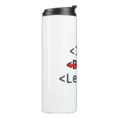 Personalisierung Anführer nicht Boos Thermosbecher (Nach links gedreht)