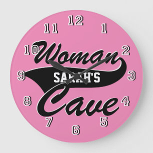 Personalisierung der Frauenkhöhle Große Wanduhr