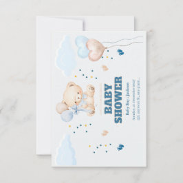PERSONALISIERUNG FÜR BABY SHOWER TAG DANKESKARTE
