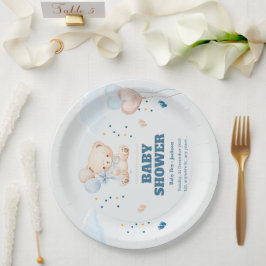 PERSONALISIERUNG FÜR BABY SHOWER TAG PAPPTELLER