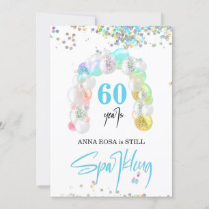 *~* PERSONALISIERUNG GENERIC jedes Alter Ballon Ge Einladung