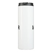 Personalisierung iam Anführer nicht boos Daumenble Thermosbecher (Rückseite)