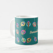 Personalisierung von Beach Chillin Girls Kaffeetasse (Vorderseite Links)