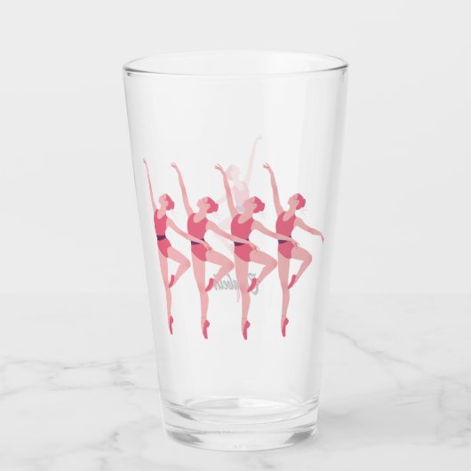 Personalisierung von Tanzballerina Glas (Rückseite)