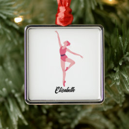 Personalisierung von Tanzballerina Ornament Aus Metall