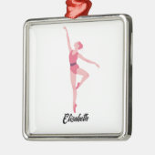 Personalisierung von Tanzballerina Ornament Aus Metall (Links)