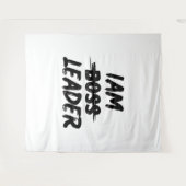 Personalisierungs-Band-Leiter nicht boos Wandteppich (Vorderseite (Horizontal))